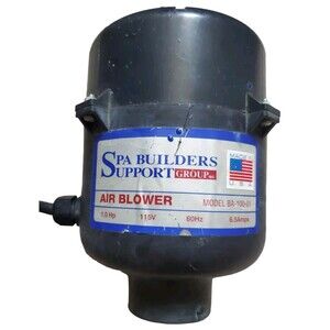 Spa Builders Support Group Air Blower Motor Model BA-100-01 Made In USA 115V